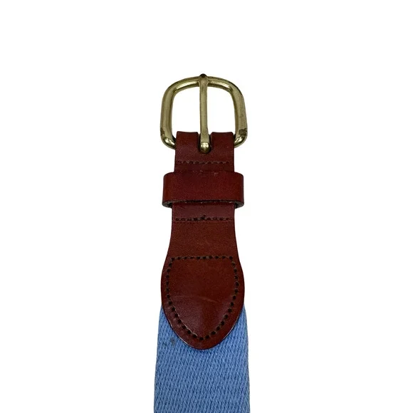 Philadelphia Cricket Country Club Golf Course Belt Women’s 30 Blue Embroidered